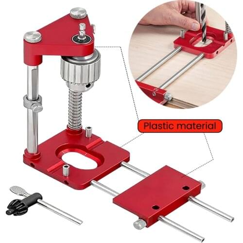 Accurate Drilling Jig Carpentry Tools Plastic Handheld 6/8/10mm Drill Bit For Metal Set Hole Puncher For Carpentry Dowel Joints