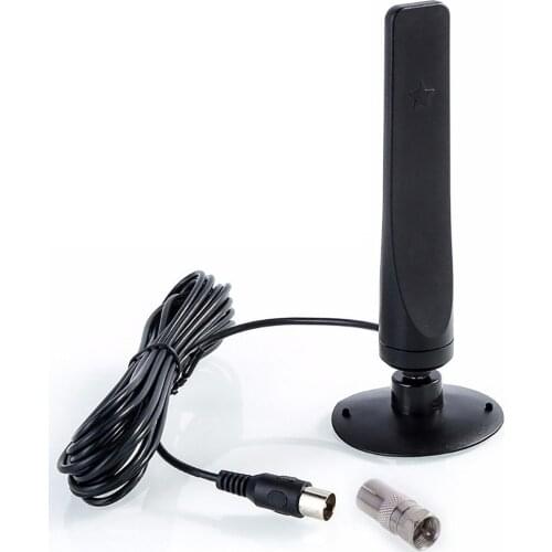 DVB-T TV Antenna Free view HDTV 20DB Indoor Digital Antenna Aerial Booster For DVB-T Antena TV HDTV Box Cable