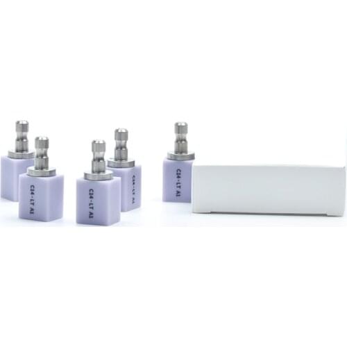 Yucera Lithium Dislicate Blocks And Emax Glass Ceramic C14-HT(5 pieces) For Dental Lab CAD/CAM