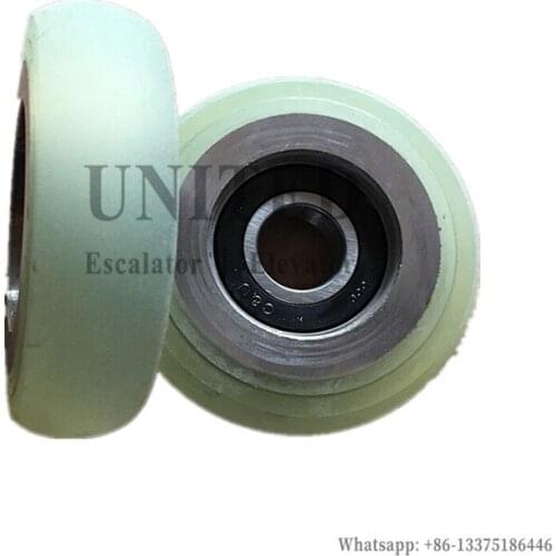 10pcs UNITED Elevator Guide Shoe Roller Counterweight Roller OD76mm W21mm Bearing 6203