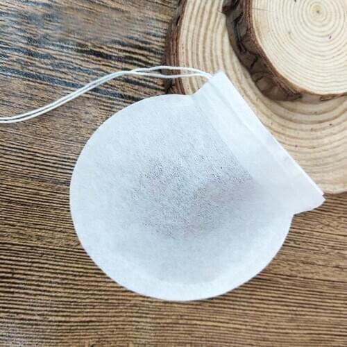 10000pcs/lot Creative Round Shape Tea bags, Disposable food grade Filter Paper Bags coffee bags, fill in 1-4g MINI lin5039