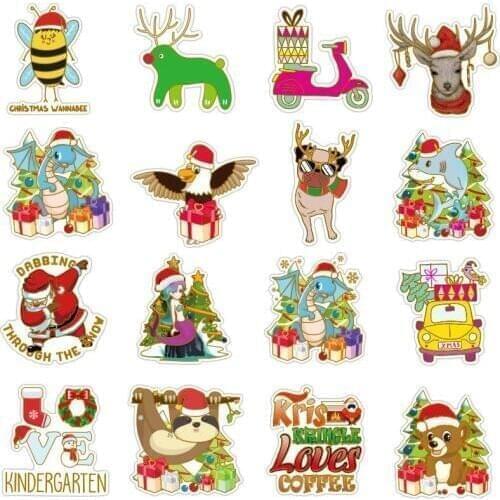 2019 New arrival 52pcs 6-15cm non-repeating luggage computer skateboard car motorcycle graffiti stickers waterproof