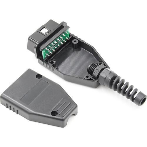 5 Pcs/Lot 16 Pin ELM327 Male Plug OBD2 Connectors Automobile OBD Diagnostic Adapters For Old Cars