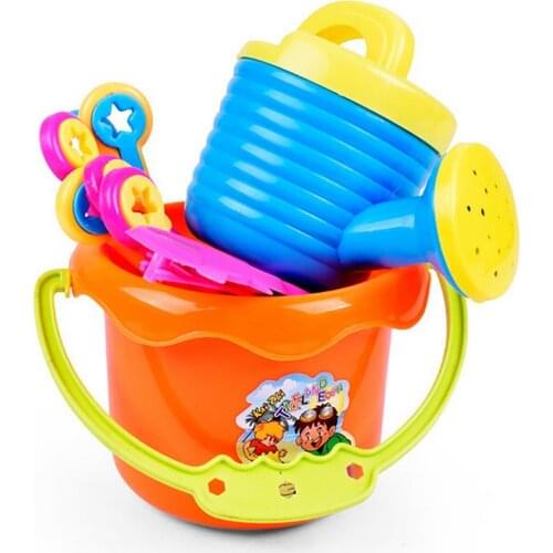 9Pcs Toddler Kids Children Outdoor Sand Beach Bucket Shovel Rake Water Toys Set