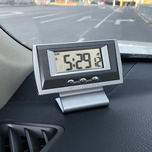 Car Clock Ornament Automobiles Interior Dashboard Decoration Time Display Ornaments Auto Watch Clock In Automotive Accessories