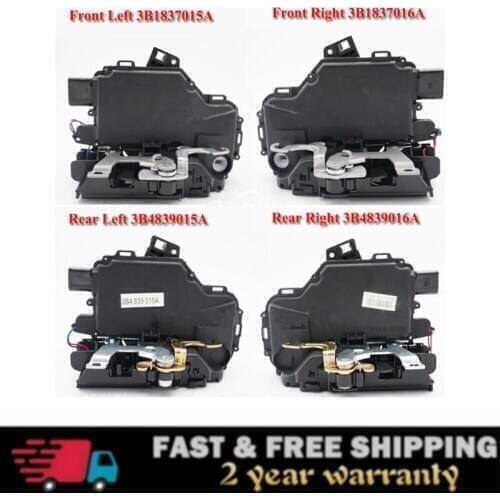 Car Front Rear Left Right Side Door Lock Mechanism Actuator For VW GOLF BORA LUPO 3B4839015A 3B4839016A 3B1837016 3B1837016