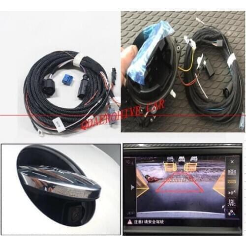 QDAEROHIVE Luggage Switch LOGO With RVC camera 5GG 827 469 F For Volkswagen VW Golf 7 GTI R passat B8 CC LAMBO