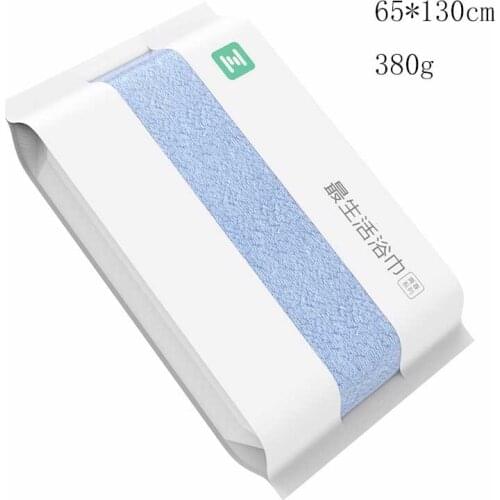 Xiaomi ZSH Bath Towel Cotton Xiaomi Beach Towel Washcloth Washcloth Antibacterial Water Absorption 65*130