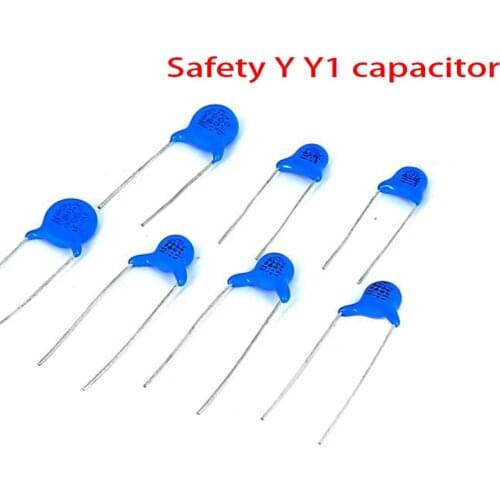 20 pcs Safety Y Y1 capacitor 400VAC 250VAC 472M 102M 222M 471M 103M 4.7NF 1NF 470PF 10NF