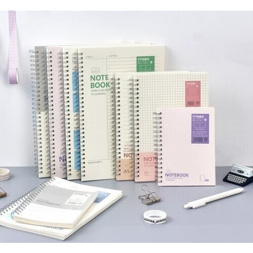 2020/2021 Planner Spiral A5 Notebook Student Horizontal Grid Blank Time Memo Planning Organizer Agenda School Schedule Supplies