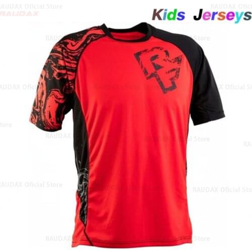 Kids Short Sleeve Crossmax Offroad Downhill Jersey MX AM Clothing MTB Motorcy Jerseys Motorcycle 2021 Motocross Bike T-Shirts