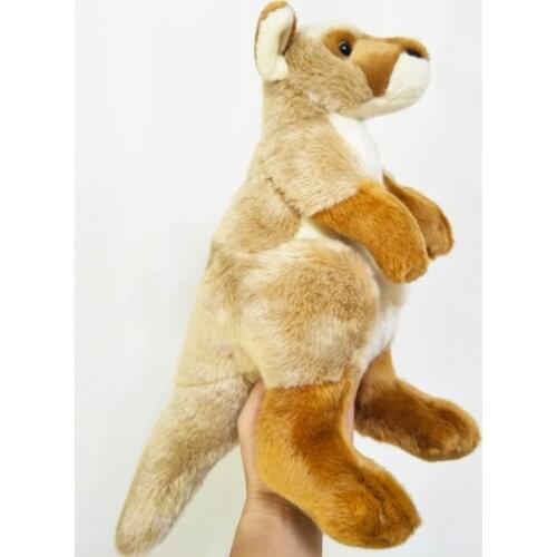 Simulation Kangaroo Children Plush Baby Kid Stuffed Toy Gift