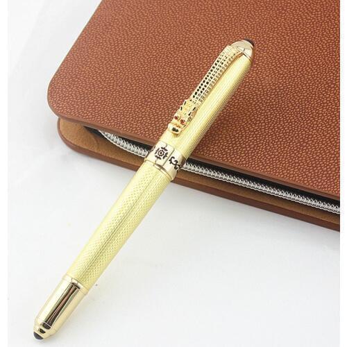 JINHAO 1000 Golden Luxurious Business 0.7MM Nib Rollerball Pen New office Business school writing pen