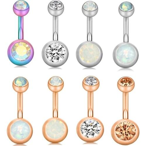 JUNLOWPY Stainless Steel Belly Piercing Kit Screw Navel Button Rings Tragus Ear Bar Cartilage Earring Body Jewelry 14G 80/160pcs