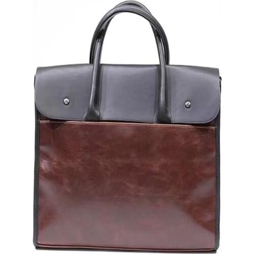 KM6008 2021 New Trendy Fashion Atmosphere Versatile Versatile Spring And Summer Business Mens Single-Shoulder Computer Bag