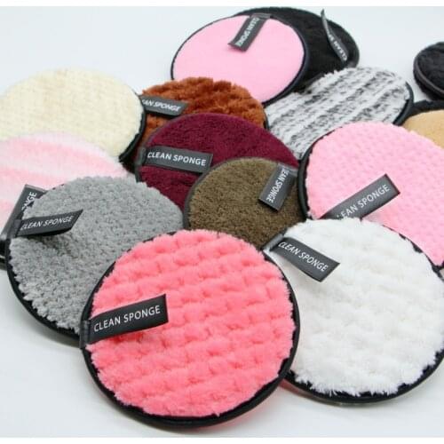 Reusable Makeup Remover Pads Cotton Wipes Microfiber Make Up Removal Sponge Cotton Cleaning Pads Tool