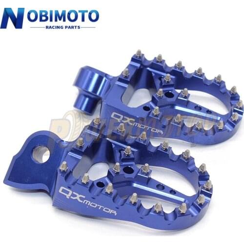 Motorcycle CNC Aluminum Foot Rests Pegs Pedal Foot Pegs Pedals For YAMAHA Yz Yz85 125 250 Yz125 Yz450f Wr250 450f 99-17 Pit Bike