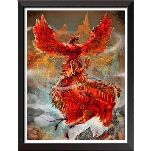 DIY 5D Diamond Painting Kits for Adults Kids Phoenix Full RoundSquare Drill Rhinestone Picture Arts Crafts Wall Sticker A418