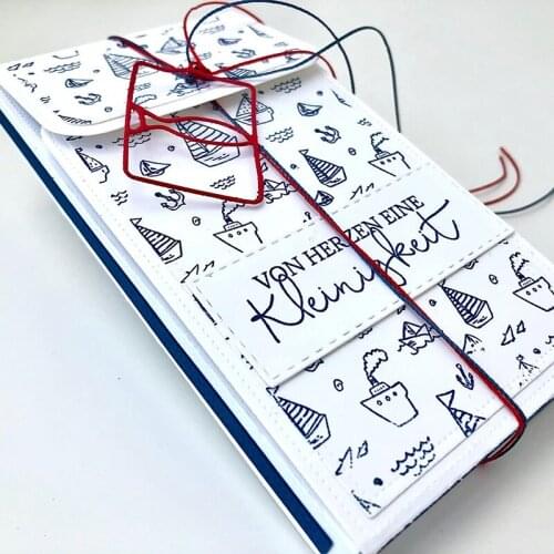 3PCS fish tag set metal cutting dies DIY template, scrapbook, engraving paper cards album crafts cutting dies