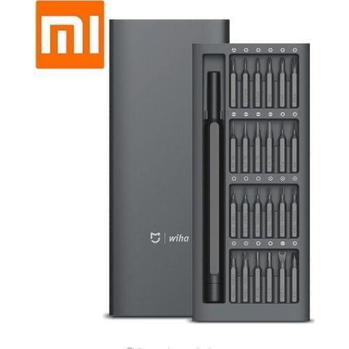 Xiaomi Mijia Wiha Daily Use Screw drive Kit 24 Precision Magnetic Aluminum Box Screw Driver Set Repair Tools for home office