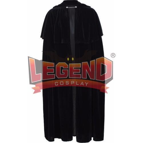 Phantom of the Opera Cape velvet mens cloak cape blue and black halloween cape