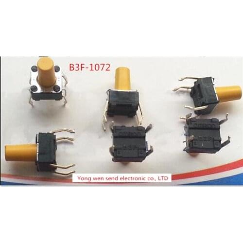 HOT NEW B3F-1072 B3F1072 1.47N Micro light touch switch Key switch DIP4 Free shipping