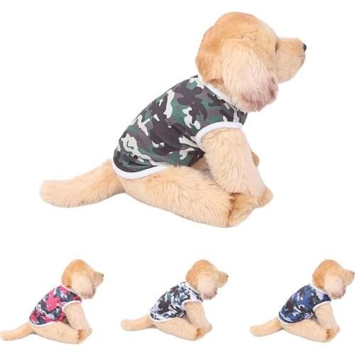 Pet Clothing for Dog Clothes For Small Dog Camouflage Vest Jacket Puppy Costume Vest Apparel Chihuahua Pet Accessorise Supply