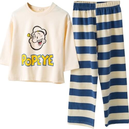 Boy Girls Family Matching Outfits Fall Winter Cotton Velvet Home Pajamas Sets Family Pajamas 2021 Unisex Home Wear Clothes