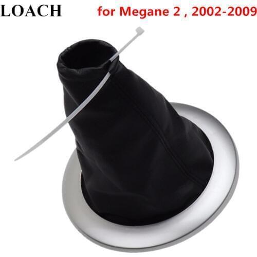Gear Shift Knob Gaiter Cover Boot with Frame Trim for Renault Megane 2 MK2 II MK 2 2002-2009 Headball Pen Shifter Dust Cover New