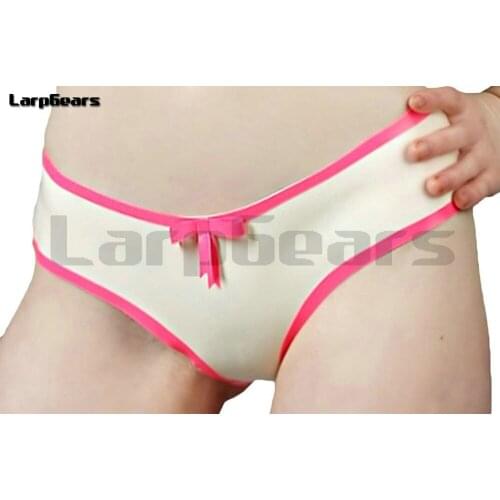 Handmade Womans Latex Panties Plus Size Custom Made