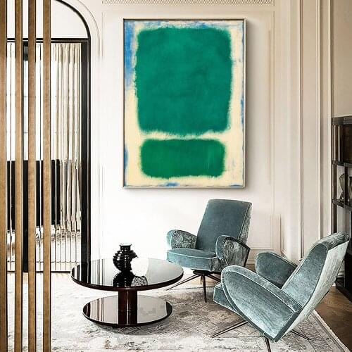 Modern Abstract Art Oil Painting Wall Posters and Prints on the Wall Canvas Rothko 1962 Artwork Picture for Living Room Decor