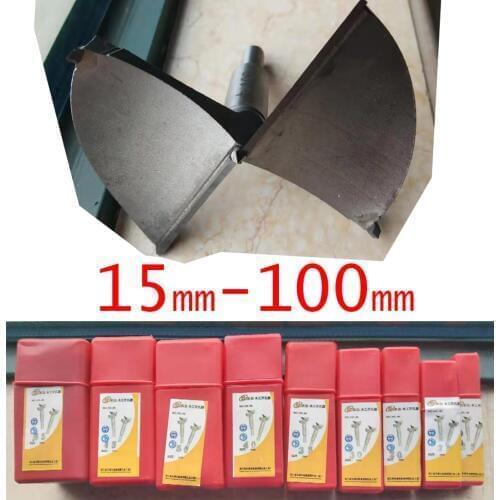 15-100mm Forstner Carbon Steel Boring Drill Bits Woodworking Self Centering Hole Saw Tungsten Carbide Wood Cutter Tools Set