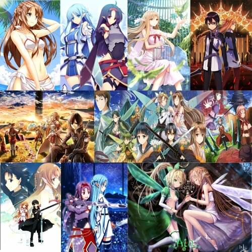 Japanese Classic Anime Poster HD coated paper Prints and Posters Home Room Decor Art Wall Stickers Buy 3 get 1 free