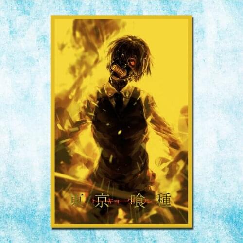 Japanese Anime Tokyo Ghoul Art Silk Poster Canvas Retro Print For Home Room Decor-036