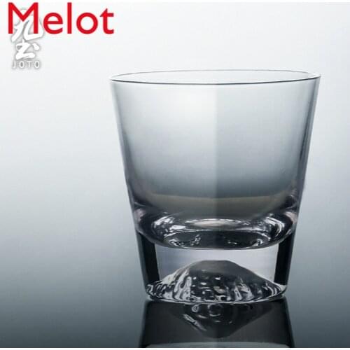 Japanese Fuji Mountain Cup Glass Cup Handmade Glass Snow Mountain Tea Cup Whiskey Shot Glass Juice Cup