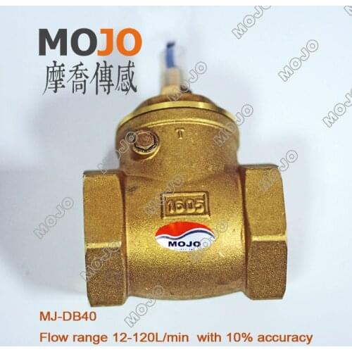 2020 MJ-DB40 ( 5 pcs) G11/2" Paddle type 10% Copper Brass flow switch 84*53*115