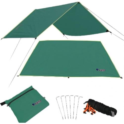 240*220 Camping Mat Sun Shelter Awning Canopy Beach Outdoor Garden Sun Shade Sail Garden Awning Waterproof Tent Shade
