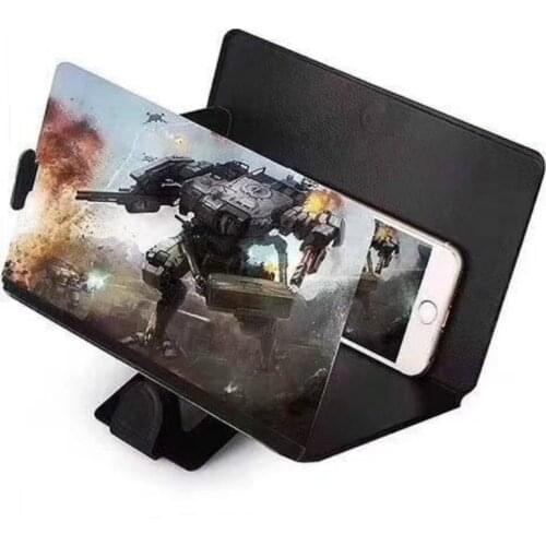 Universal Mobile Phone Screen Magnifier 3D Enlarger Magnifying Video Amplifier Projector Bracket Desktop Holder Stand For Phone