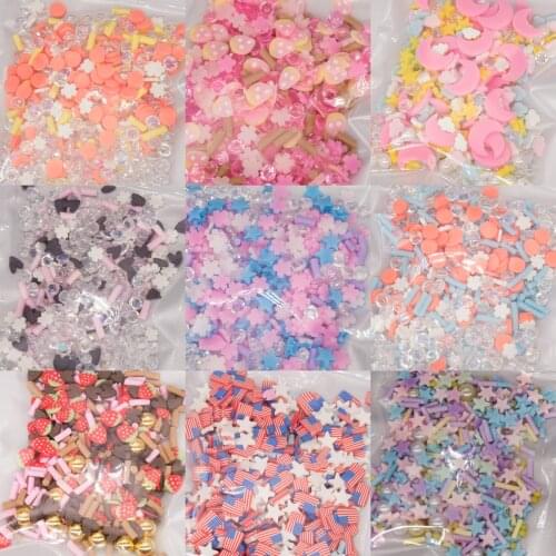 Mixed Rhinestone Polymer Clay For Sprinkles Crafts Nail Shaker Card Decoration DIY Crystal Mud Filler Phone Shell Accessories