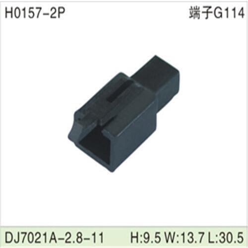 500pcs 2Pin 2.8mm male Auto Motorcycle Electronic Wiring Connector for AUdi,VW,BMW, Honda,Toyota,Ford DJ7021A-2.8-11