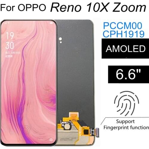 6.6" AMOLED reno 10x zoom For OPPO Reno 10X Zoom LCD Display Touch Screen Assembly Replacement For 10x Zoom CPH1919 Screen