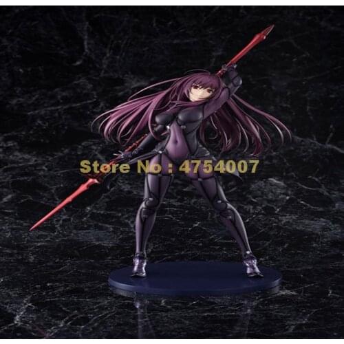Anime fate//grand order 1th scathach lance standing posture pvc action figure collection model 27cm Toy