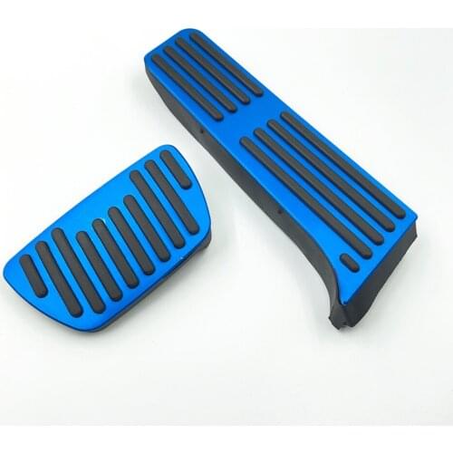 Car Accessories For TOYOTA CAMRY 2018 AT Automatic Aluminium Accelerator gas Brake Pedals pads Stickers Styling Plates Pad