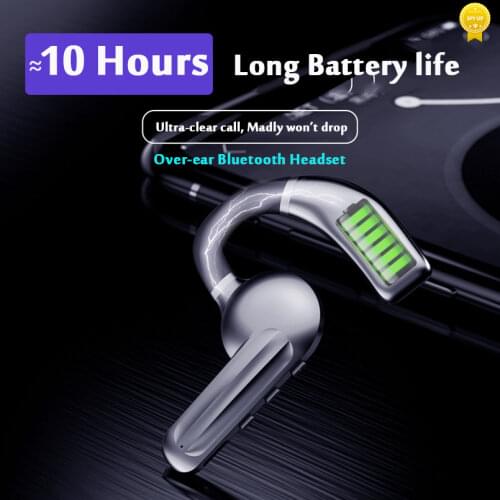 Wireless Bluetooth Headset Not In-ear Bone Conduction Concept Ear-mounted Ultra-long Standby waterproof Sports Car headphones