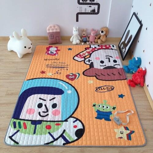 Disney Toy Story Buzz Lightyear Foldable Picnic Mat Family Travel Easy to Carry Cute StellaLou Kids Floor Mat Baby Crawling Mat