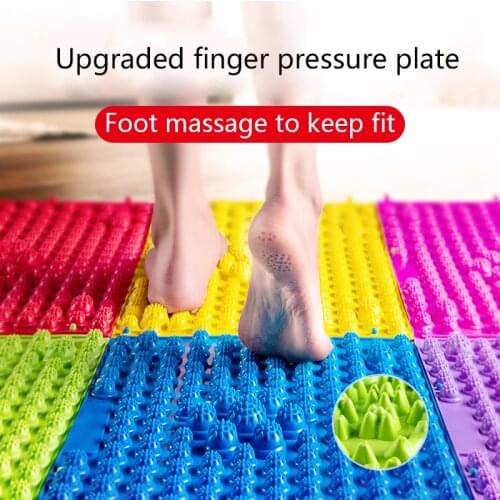 Toy Sports Reflexology Foot Massage Pad Outdoor Fun Sports Toe Pressure Blood Circulation Plate Mat Sensory Toys For Children