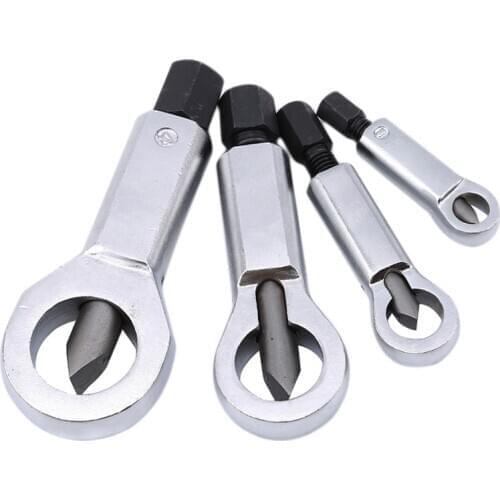 Car Metal Nut Splitter Adjustable Breaker 4 Size Manually Pressure Slitting Tooth Nut Cracker Remover Extractor Repair Tools