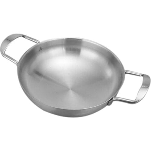 Mini Chefs Classic Stainless Steel Everyday Pan Cookware - Hot Pot Cooking Accessories