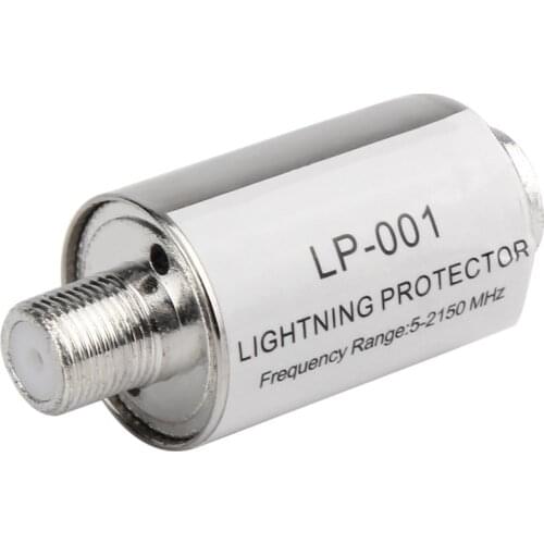 Lighting Arrester Coaxial Satellite TV Lightning Protectors Satellite Antenna Lightning Protection 5-2150MHz