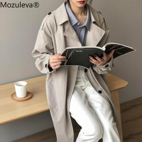Mozuleva Women's Long Raincoats
